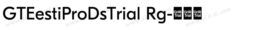 GTEestiProDsTrial Rg字体转换